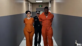 Nerdy girl gets obsessed sprightly of fat cock round prison